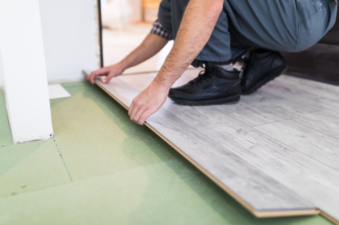 Installing Flooring Planks